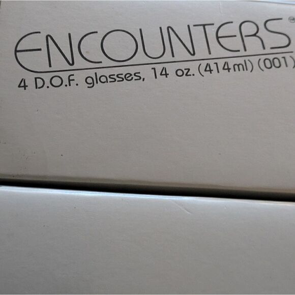 4 Acrylic Double Old Fashioned Glasses Tumblers Culver Encounters Country cat - Picture 3 of 3